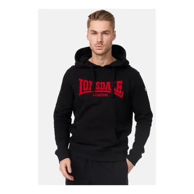 Lonsdale Herren Kapuzensweatshirt schmale Passform HOODED ONE TONE