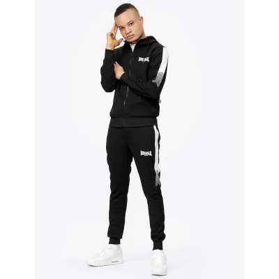 Lonsdale Herren Trainingsanzug mit Kapuze schmale Passform MARTHALL