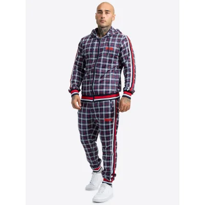 Lonsdale Herren Trainingsanzug mit Kapuze schmale Passform ORBOST