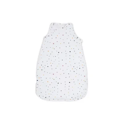 Lorelli Baby-Sommerschlafsack Summer, Länge 100 cm Breite 50 cm, 100% Baumwolle weiß gepunktet