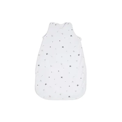 Lorelli Baby Winterschlafsack 85 cm 100% Baumwolle, 2,5 TOG, Maße 80 x 45 x 3 cm weiß Sterne