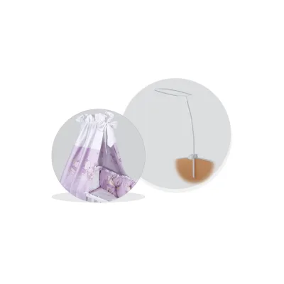 Lorelli Babybett Himmelstange 17 x 4 x 167 cm, Himmel-Halterung, universal weiß
