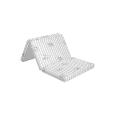 Lorelli Babymatratze Classic faltbar 120 x 60 x 5 cm Bezug waschbar Schaumstoff grau