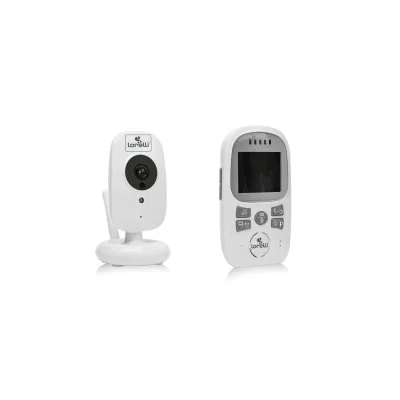 Lorelli Babyphone Safeness, Nachtsicht, 2,4 " LCD-Farbdisplay, Temperaturanzeige weiß