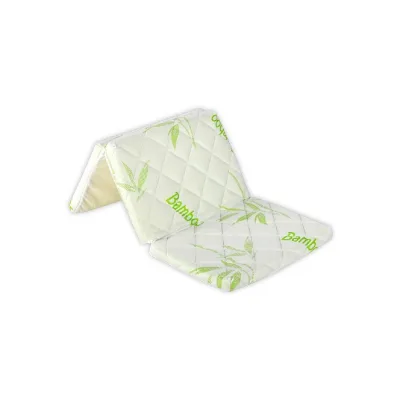 Lorelli faltbare Matratze Air Comfort Bambus, 120 x 60 x 6 cm, Belüftungssystem