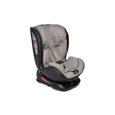 Lorelli i-Size Kindersitz Nebula (40-150cm) Isofix, 360° drehbar, verstellbar grau