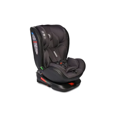 Lorelli i-Size Kindersitz Nebula (40-150cm) Isofix, 360° drehbar, verstellbar schwarz