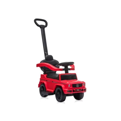 Lorelli Kinder Rutschauto Mercedes Benz G350 Schubstange Musikfunktion Staufach rot