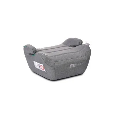 Lorelli Kinder Sitzerhöhung i-Size Magellan (125-150cm) Bezug waschbar, Booster grau