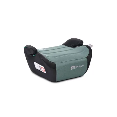 Lorelli Kinder Sitzerhöhung i-Size Magellan (125-150cm) Bezug waschbar, Booster grün