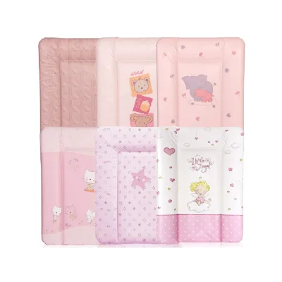 Lorelli Kinder Wickelauflage Softy 50 x 70 cm waschbar gepolstert erhöhter Rand pink