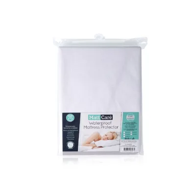 Lorelli Kinderbett Matratzenschoner Größe 180 x 200 cm, weiß, wasserdicht