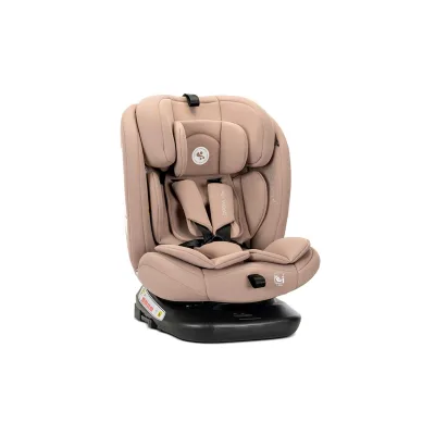 Lorelli Kindersitz Capella 40 - 150 cm Isofix Kopfkissen Kopfstütze verstellbar beige
