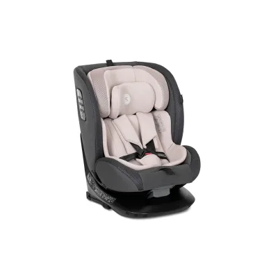 Lorelli Kindersitz Monza i-Size (40-150cm) Isofix, Anti-Rebound-Bügel, drehbar beige
