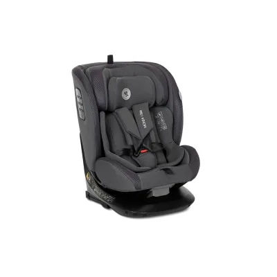Lorelli Kindersitz Monza i-Size (40-150cm) Isofix, Anti-Rebound-Bügel, drehbar grau