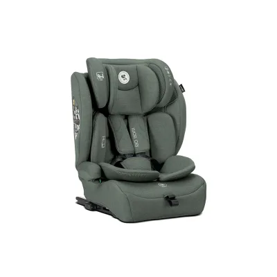 Lorelli Kindersitz Rio i-Size (76 - 150 cm) Isofix Top Tether Kissen verstellbar dunkelgrün