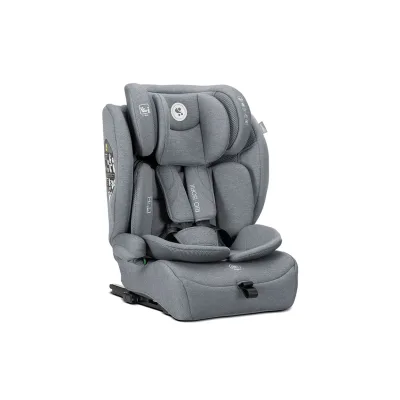 Lorelli Kindersitz Rio i-Size (76 - 150 cm) Isofix Top Tether Kissen verstellbar hellgrau
