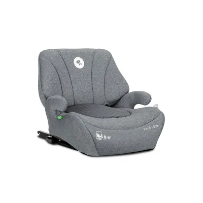 Lorelli Kindersitzerhöhung Pyxis Isofix 125-150 cm Rückenlehne abnehmbar EPS grau
