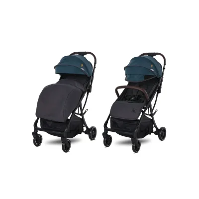 Lorelli Kinderwagen Buggy Minori faltbar PU-Räder Getränkehalter Fußabdeckung grün