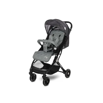 Lorelli Kinderwagen Fiorano faltbar, Ablagekorb, Frontbügel abnehmbar, Bremse grau hellgrau