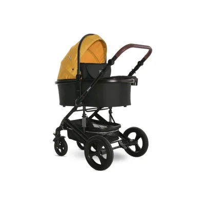 Lorelli Kombikinderwagen Boston 2 in 1 Sportsitz Babywanne Mückennetz bis 22 kg gelb