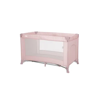 Lorelli Reisebett Torino Laufstall seitlicher Eingang, Tragetasche, Faltmatratze pink