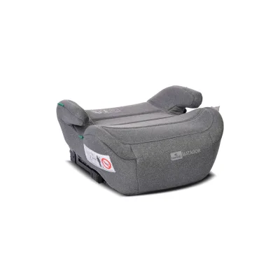 Lorelli Sitzerhöhung i-Size Matador (125-150cm) Kindersitz, Isofix, Armlehne grau