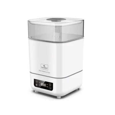 Lorelli Sterilisator und Trockner 2 in 1 Touchscreen-Display Messbecher, 2 Körbe weiß