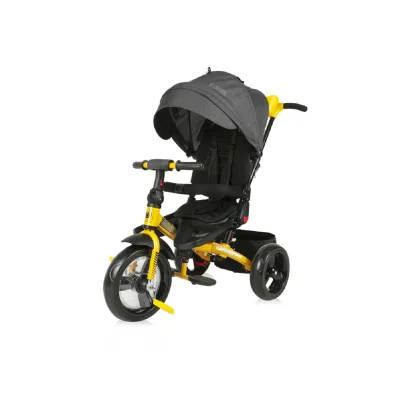 Lorelli Tricycle Jaguar 4 in 1 Schiebestange Sitz drehbar, verstellbar, Faltdach schwarz