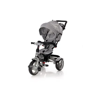 Lorelli Tricycle Neo 4 in 1 EVA-Reifen, Schiebestange, Sitz drehbar, verstellbar dunkelgrau