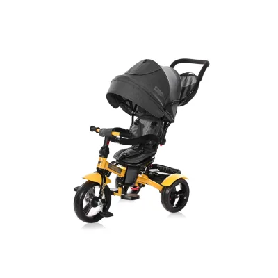 Lorelli Tricycle Neo 4 in 1 EVA-Reifen, Schiebestange, Sitz drehbar, verstellbar gelb
