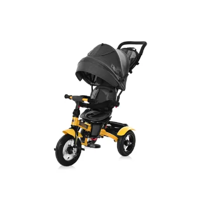 Lorelli Tricycle Neo 4 in 1 Luftreifen, Schiebestange, Sitz drehbar, verstellbar gelb
