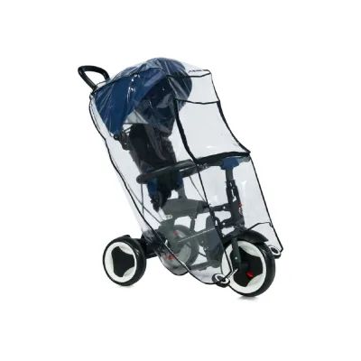 Lorelli Universal Regenschutz, Kinder Dreirad, Schutz vor Regen und Wind transparent
