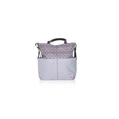 Lorelli Wickeltasche Laura, 2 Außentaschen, Reißverschluss, Wickelunterlage grau
