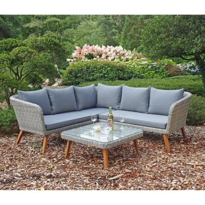 Lounge-Set PAMPLONA, grau