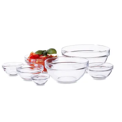 Luminarc Schüssel 7,5 cm 6-er Set EMPILABLE Transparent