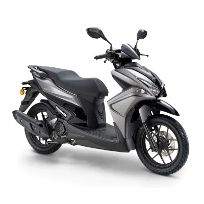 LuXXon Motorroller MaXXity 2 125, E5+, grau, 125 ccm, 85 km/h, Euro 5+, USB zum Laden externer Geräte (5V)