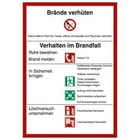 Marahrens Hinweisschild Brände verhüten