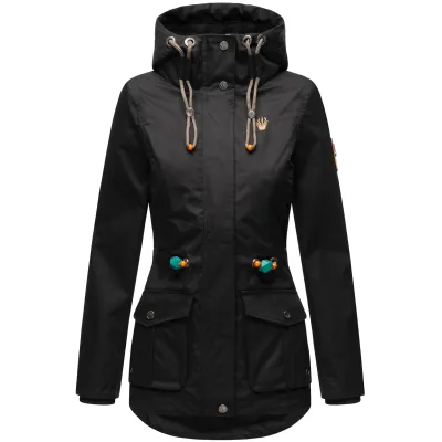 MARIKOO Damen Outdoorjacke aus Wasserabweisendem Obermaterial Babetaa