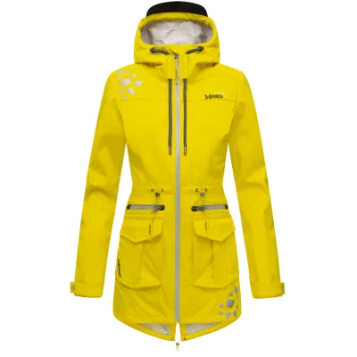 MARIKOO Damen Softshelljacke Outdoor Funktionsjacke aus Wasserabweisendem Obermaterial Ulissaa