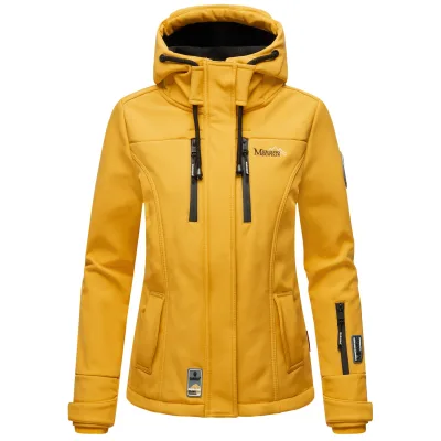 MARIKOO Damen Softshelljacke Outdoor Funktionsjacke Kleinezicke