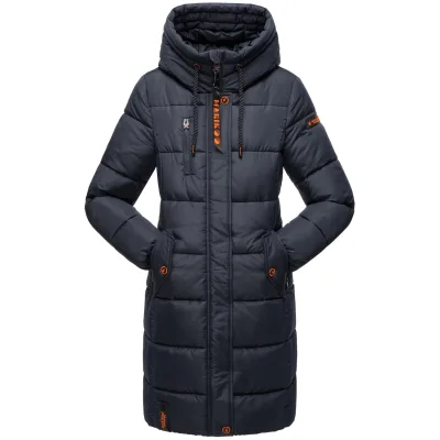 MARIKOO Damen Winterjacke Stepp Outdoor Jacke Anorak Parka Warm Mantel Kapuze Yuikoo