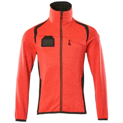 Mascot Fleecepullover mit Reißverschluss 19403 Gr. 2XL hi-vis rot/dunkelanthrazit