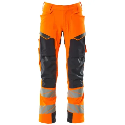 Mascot Hose mit Knietaschen 19079-511-14010 Gr. 82C50 hi-vis orange/schwarzblau