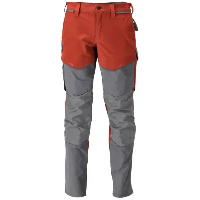 Mascot Hose mit Knietaschen 22379-311-2489 Gr. 76C47 herbstrot/anthrazitgrau