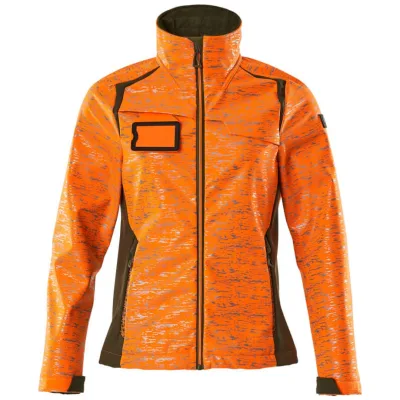 Mascot MASCOT ACCELERATE SAFE Damen Softshelljacke 19212-291 Gr. 2XL hi-vis orange/moosgrün