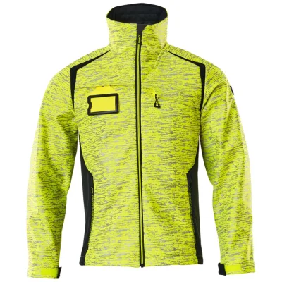 Mascot Softshelljacke mit Reflexeffekte 19202 Gr. 2XL hi-vis gelb/schwarzblau