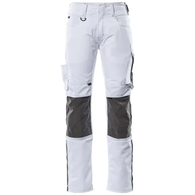 Mascot UNIQUE Bundhose Mannheim 12679-442-0618 Gr. 58 weiss/dunkelanthrazit