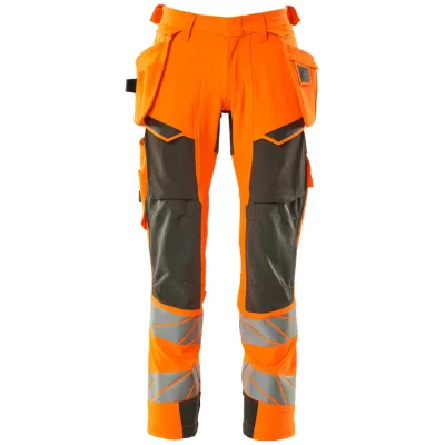 Mascot Warn-Stretchhose mit Hängetaschen 19031-711 Gr. 68 hi-vis orange/dunkelanthrazit