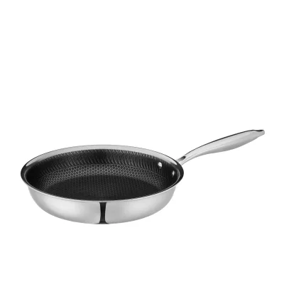 Mäser Bratpfanne, Edelstahl Hestia Schwarz / Silber